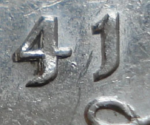 Medium Date, Repunched 4