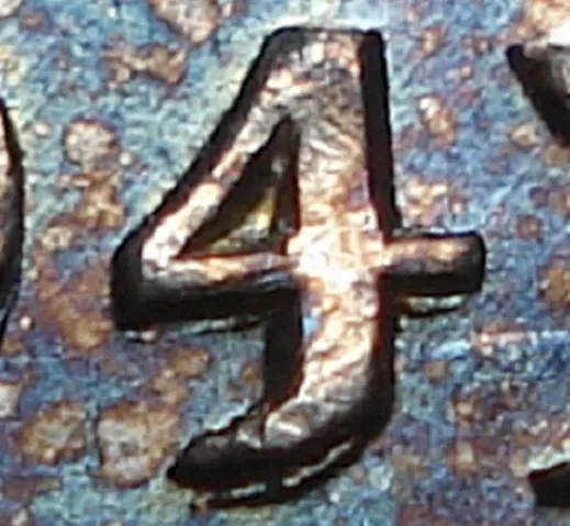Narrow Date, Repunched 4