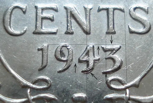 Narrow Date, Repunched 4