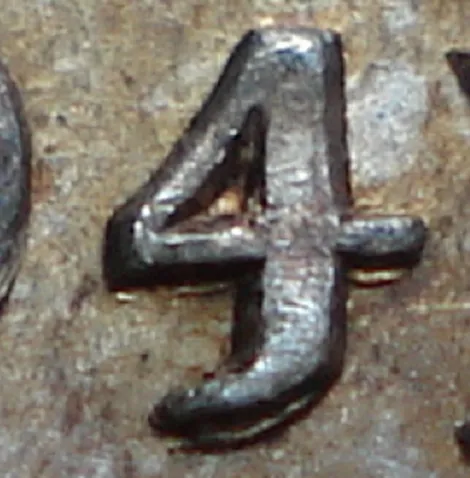 Narrow Date, Repunched 4