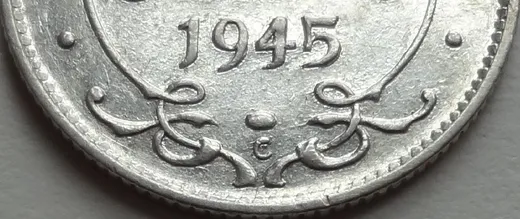 Narrow Date, Repunched 45