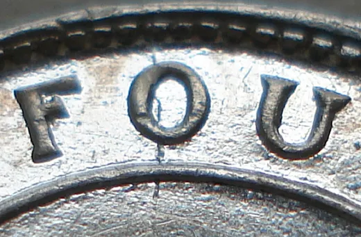 Narrow Date, Repunched 45