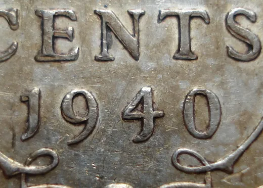 Wide Date, Re-engraved Reverse