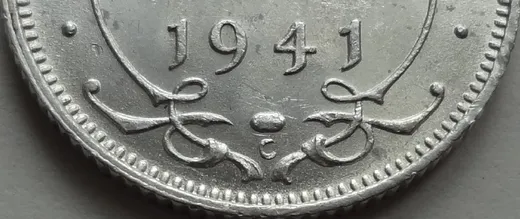 Reverse Lower Design Detail & Mint Mark