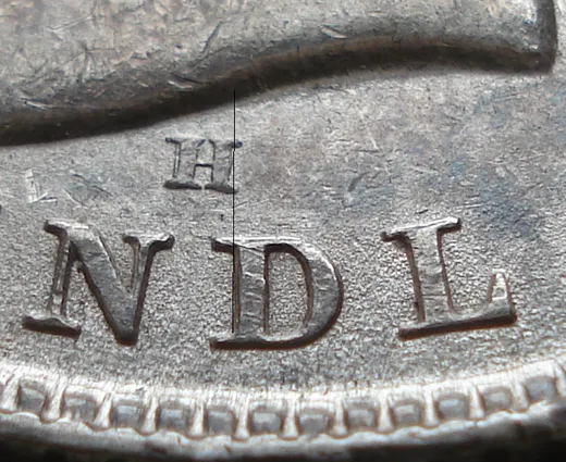 Centre H, Repunched 1