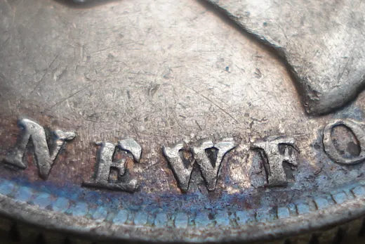 Plain 6, Re-engraved Obv.