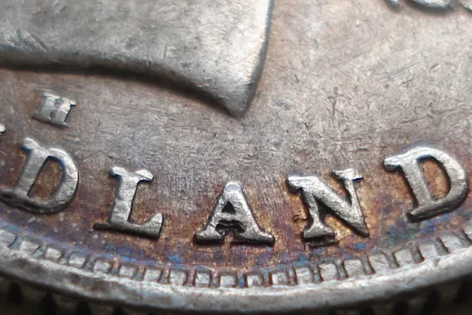 Plain 6, Re-engraved Obv.