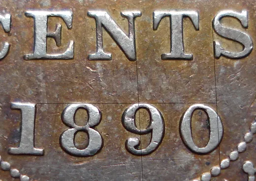 Narrow Date, Re-engraved 2 & C