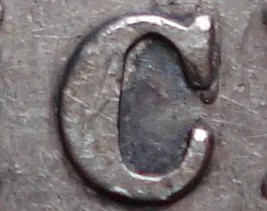 Narrow Date, Re-engraved 2 & C